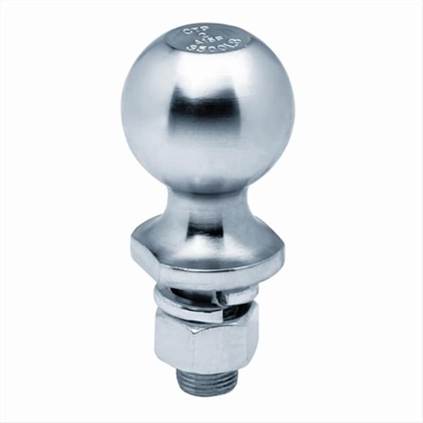 Tow Ready Hitch Ball- 2 x 0.75 x 1.5 In. 3- 500 Lbs. GTW Zinc- 2 x 2 x 4.12 in. 63821 - main
